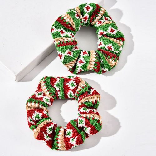 Pièces Chouchou Noël à blocs de couleurs - SHEIN - Modalova