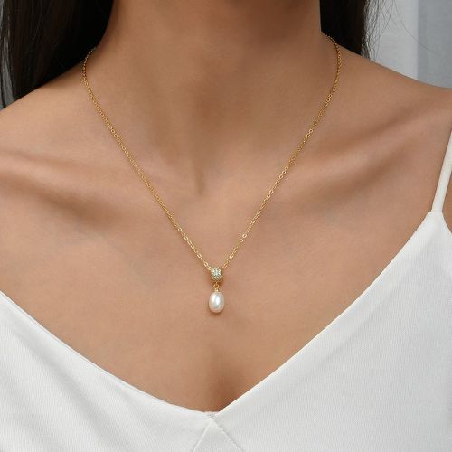 Collier avec perles naturelles - SHEIN - Modalova