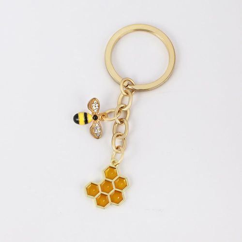 Porte-clés avec breloque d'abeille - SHEIN - Modalova