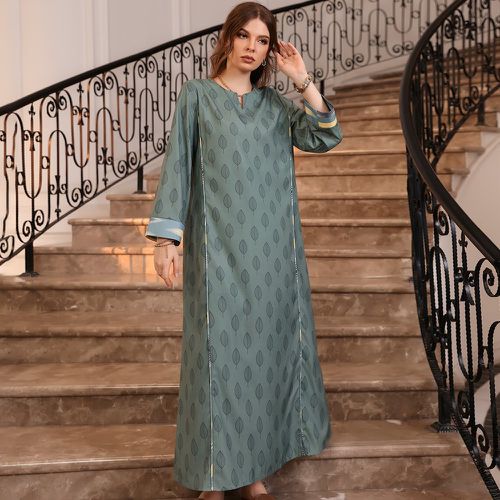 Robe tunique à imprimé végétale (sans ceinture) - SHEIN - Modalova