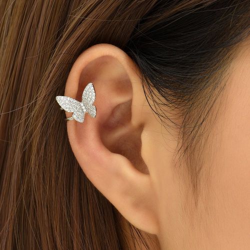 Pièce Clip d'oreille à papillon à zricon - SHEIN - Modalova