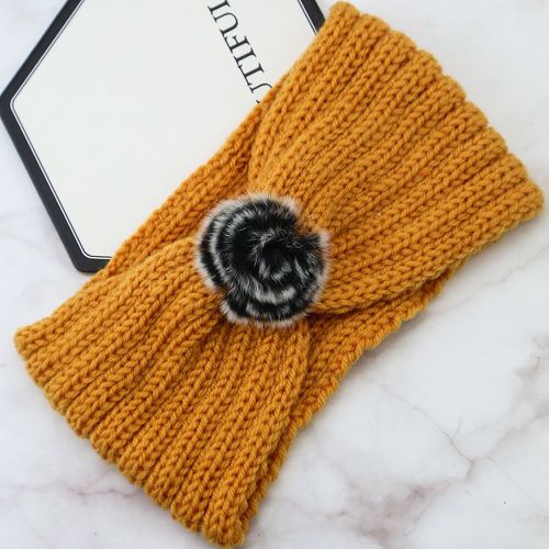 Bandeau pour cheveux design nœud tricoté - SHEIN - Modalova