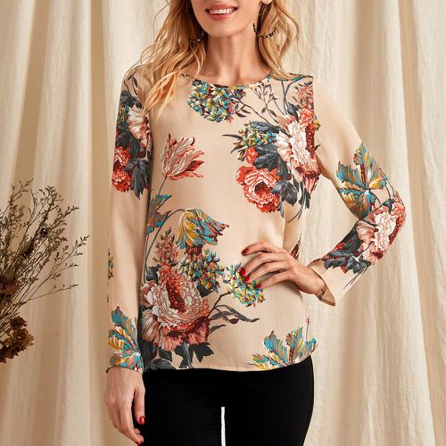 Blouse à imprimé floral - SHEIN - Modalova