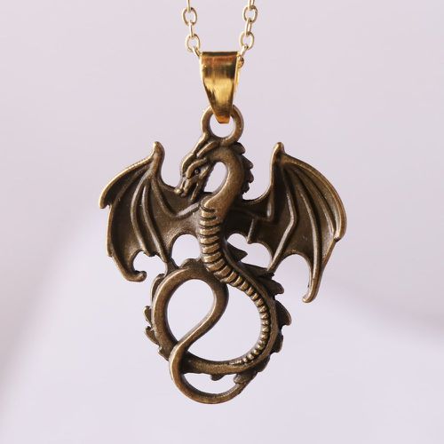 Collier à pendentif de dragon - SHEIN - Modalova