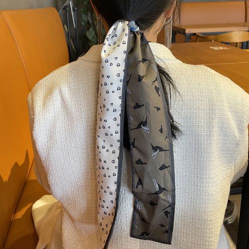 Bandeau pour cheveux à imprimé oiseaux - SHEIN - Modalova