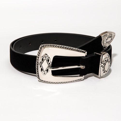 Ceinture western minimaliste avec perforatrice - SHEIN - Modalova