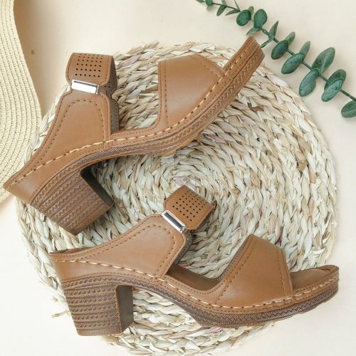 Mules sandales minimaliste creuse - SHEIN - Modalova