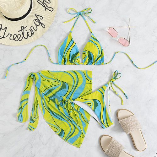 Pièces graphique Bikini & Jupe de plage - SHEIN - Modalova