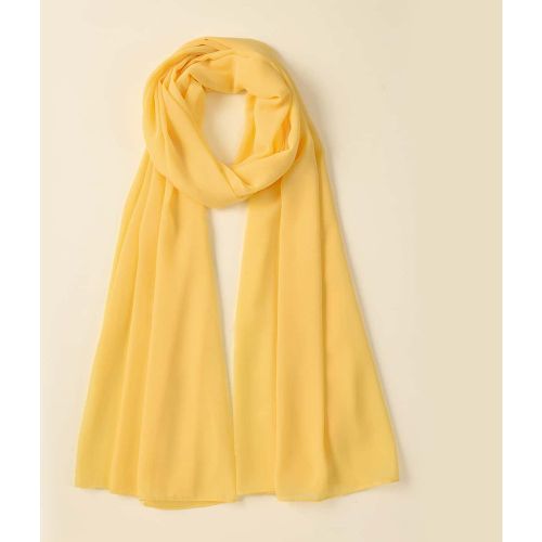 Pièce Accessoire de plage couleur unie doux et agréable pour la peau, foulard en mousseline de style classique pour une utilisation quotidienne, ban - SHEIN - Modalova