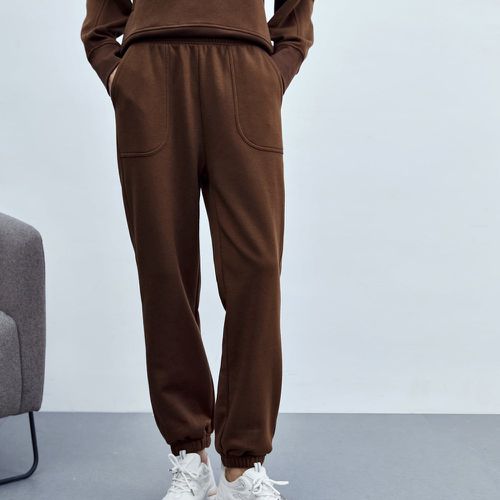 Pantalon de jogging en polyester recyclé à taille élastique - SHEIN - Modalova