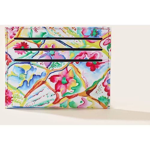 Porte-cartes à blocs de couleurs fleuri - SHEIN - Modalova