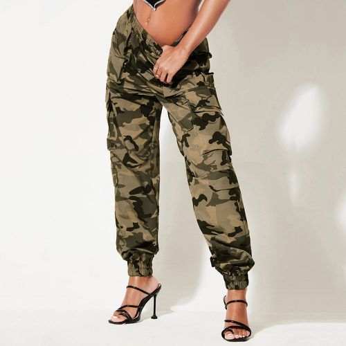 Pantalon poche à rabat camouflage - SHEIN - Modalova