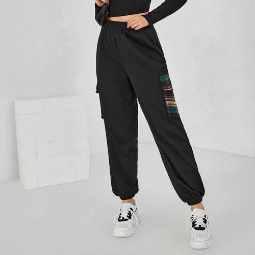 Pantalon à taille élastique avec poche - SHEIN - Modalova