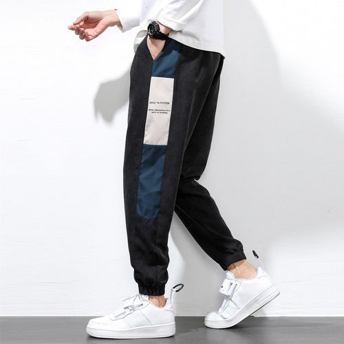 Pantalon avec blocs de couleurs - SHEIN - Modalova