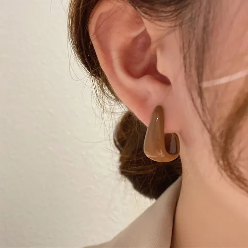 Boucles d'oreilles géométriques minimaliste - SHEIN - Modalova
