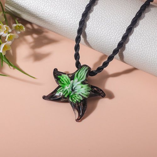 Collier à pendentif fleuri étoile de mer - SHEIN - Modalova