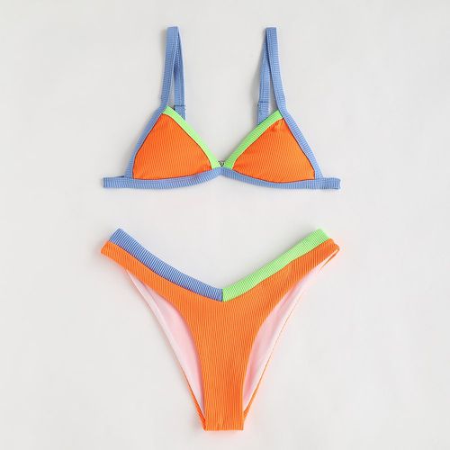 Bikini à blocs de couleurs - SHEIN - Modalova