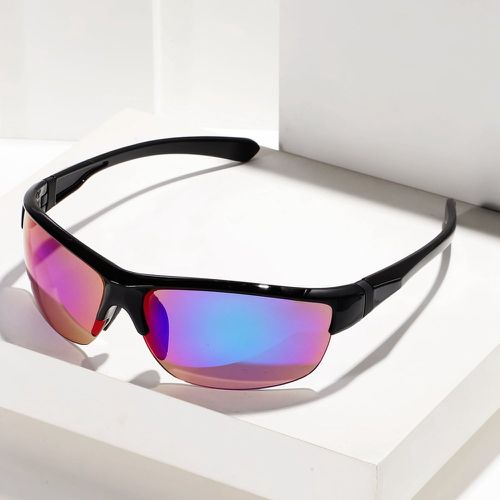 Lunettes de soleil de cyclisme à verres teintés sport - SHEIN - Modalova