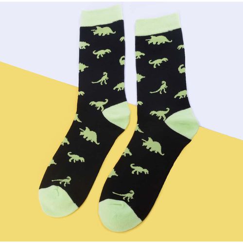 Chaussettes à imprimé dinosaure - SHEIN - Modalova