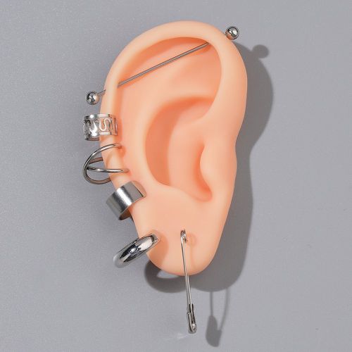 Pièces Boucles d'oreilles en alliage découpe - SHEIN - Modalova