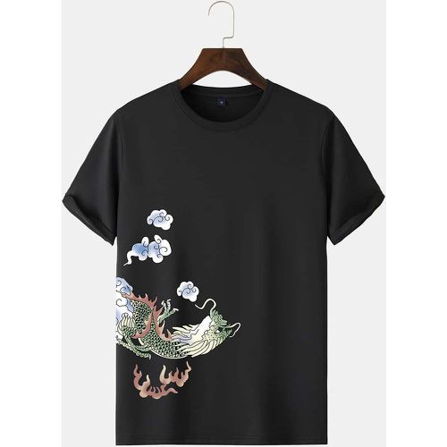 Homme T-shirt dragon chinois - SHEIN - Modalova