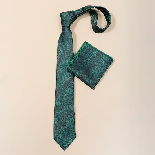 Cravate à imprimé & Foulard carré - SHEIN - Modalova