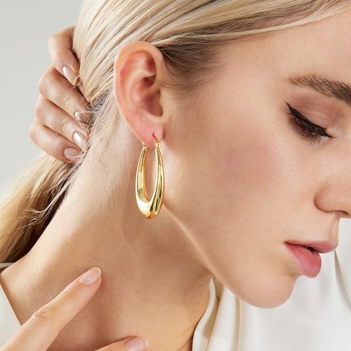 Boucles d'oreilles design ovale - SHEIN - Modalova