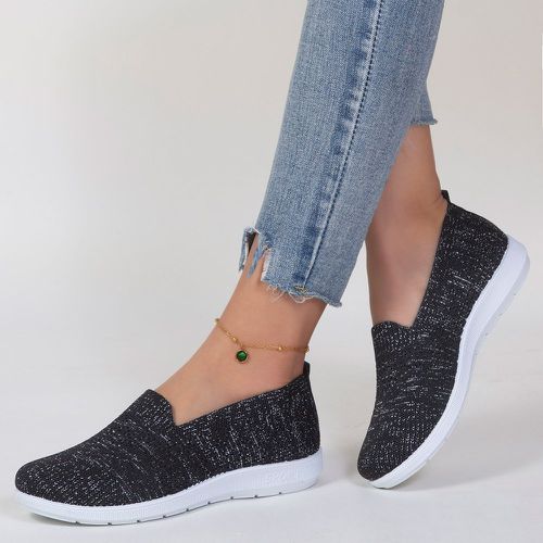 Chaussures minimaliste à détail en tricot glissant - SHEIN - Modalova