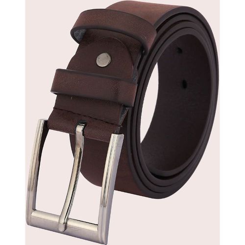 Ceinture à boucle en cuir PU avec perforatrice - SHEIN - Modalova