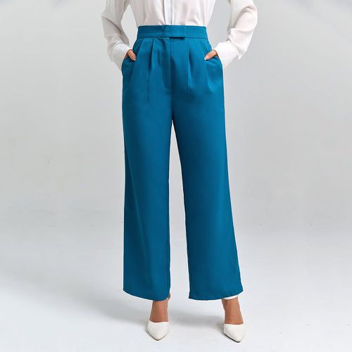 Pantalon ample à détail plié - SHEIN - Modalova