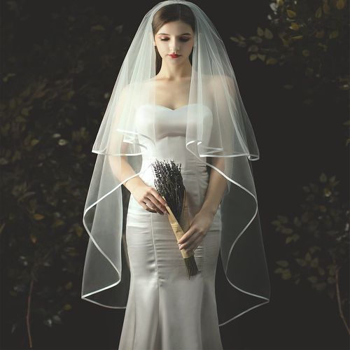 Voile de mariée avec coutures contrastantes - SHEIN - Modalova
