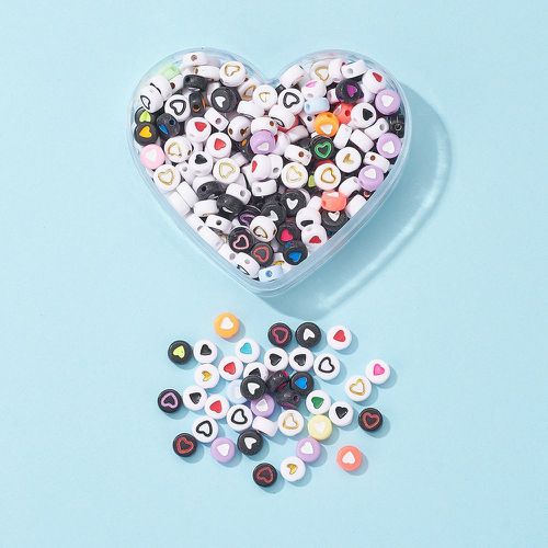 Boîte Accessoire de bijoux DIY à détail cœur perle - SHEIN - Modalova