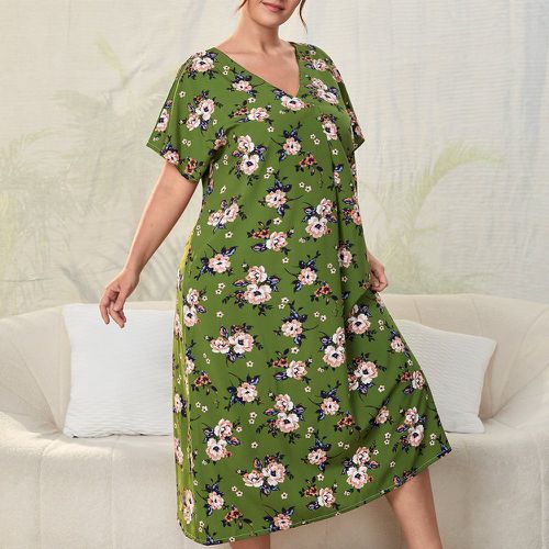 Robe de nuit fleuri - SHEIN - Modalova