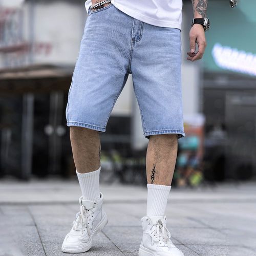Homme Short en jean à poche - SHEIN - Modalova