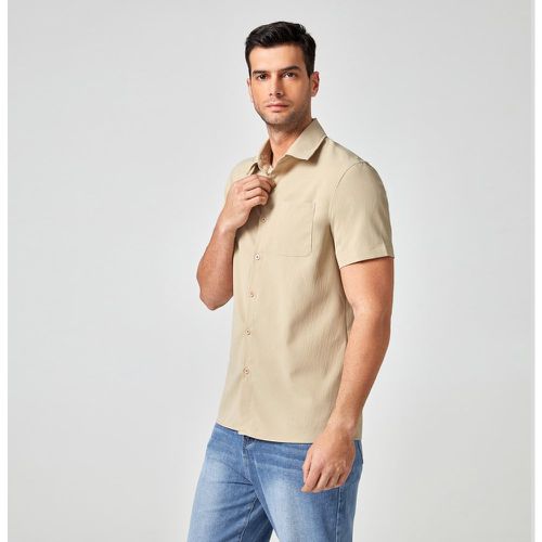 Homme Chemise à bouton à poche - SHEIN - Modalova