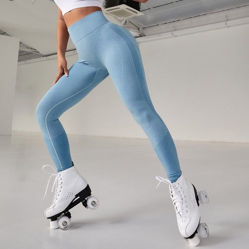 Legging de sport sans couture texturé taille haute - SHEIN - Modalova