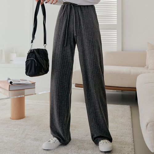 Pantalon ample à nœud à poches - SHEIN - Modalova