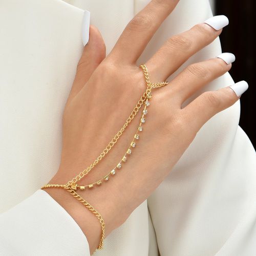 Bracelet à doigt avec strass - SHEIN - Modalova