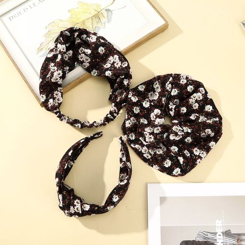 Pièces Set d'accessoires pour cheveux à imprimé fleur - SHEIN - Modalova