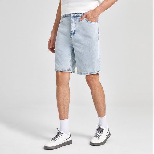 Homme Short en jean zippé - SHEIN - Modalova