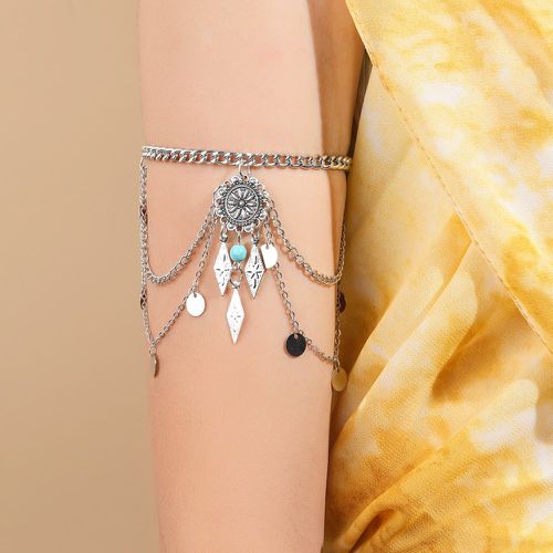 Chaîne de bras décorée de perles de pierre - SHEIN - Modalova