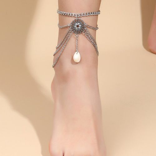 Bracelet de cheville à détail coquille - SHEIN - Modalova