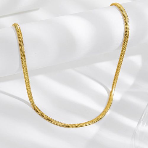 Collier à chaîne minimaliste unicolore - SHEIN - Modalova