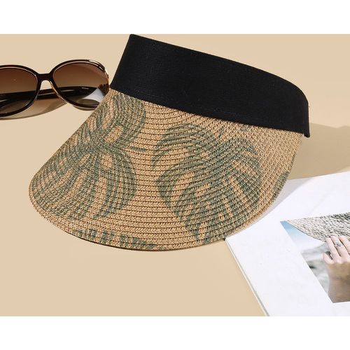 Chapeau de soleil à imprimé feuille - SHEIN - Modalova