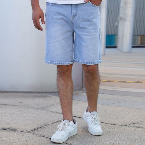 Homme Bermuda en jean à poches - SHEIN - Modalova