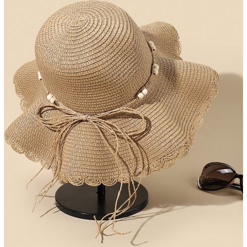 Chapeau de paille à perles - SHEIN - Modalova
