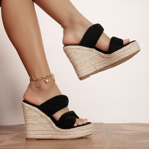 Sandales compensées minimaliste espadrilles - SHEIN - Modalova