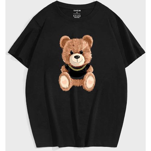 T-shirt à imprimé poupée ours - SHEIN - Modalova