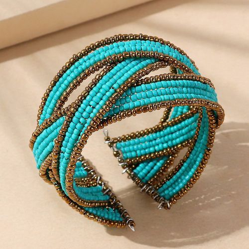 Bracelet bicolore perlé - SHEIN - Modalova