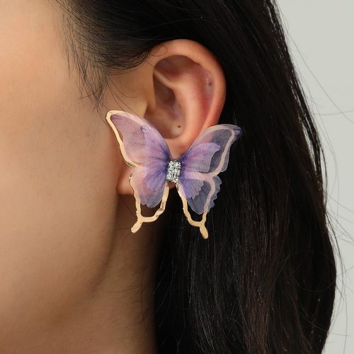Clous d'oreilles avec papillon - SHEIN - Modalova